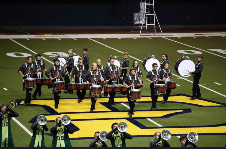 4 Nations, drumline, Lafayette H.S. Marching Band